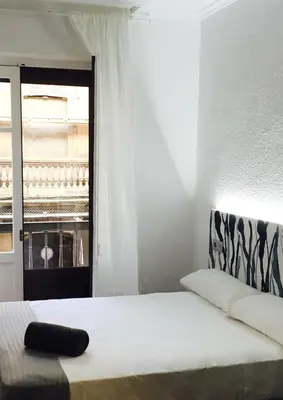 Cama o camas de una habitación en Alevia