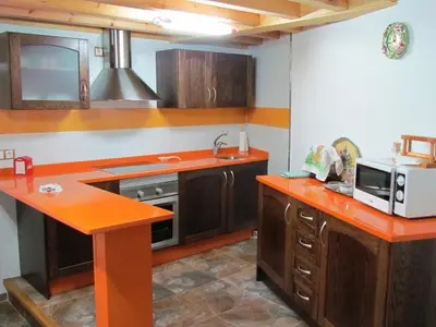 Una cocina o zona de cocina en Casa Rural del Tormes