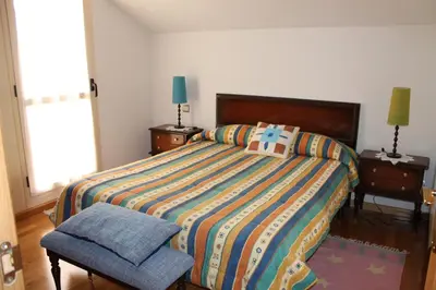Cama o camas de una habitación en Alameda del Tormes