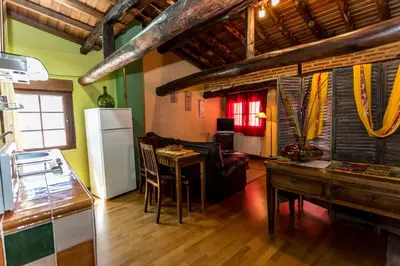 Una cocina o zona de cocina en El castanar