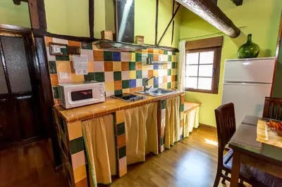 Una cocina o zona de cocina en El castanar
