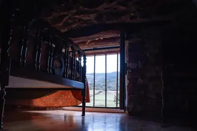 Cama o camas de una habitación en Casa Rural Alto Santiago