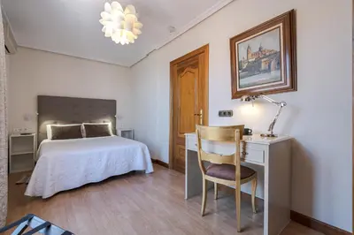 Cama o camas de una habitación en Hotel Salamanca Rio
