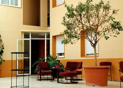 Zona de estar de AHC Hoteles