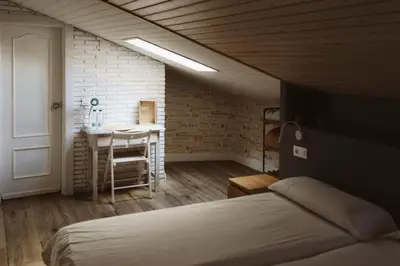 Cama o camas de una habitación en Le Vintage