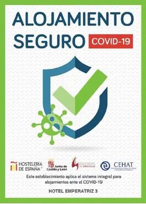 Certificado, premio, señal o documento que está expuesto en Emperatriz III