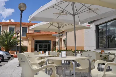 Zona de estar de Hotel Alonso de Monroy