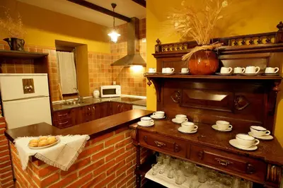 Una cocina o zona de cocina en El Rincón de Castilla
