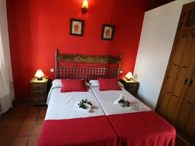 Cama o camas de una habitación en Posadas De Granadilla