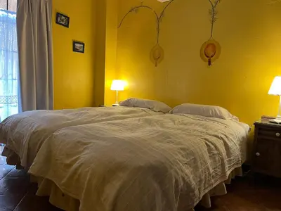 Cama o camas de una habitación en Las Cuatro Calles