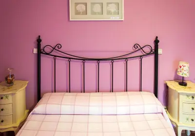 Cama o camas de una habitación en Casa Rural El Fuentarro