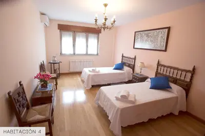 Cama o camas de una habitación en CasaMiranda30