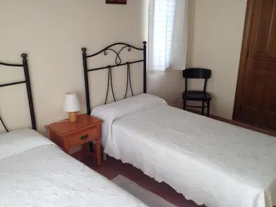 Cama o camas de una habitación en Casa Pico Zapatero