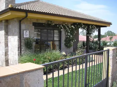 Jardín al aire libre en Casa Pico Zapatero