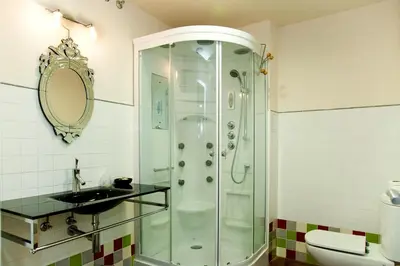 Un baño de Abadía San Martín