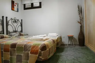 Cama o camas de una habitación en Casa Rural Los 2 Yugos