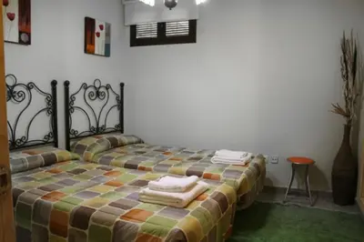 Cama o camas de una habitación en Casa Rural Los 2 Yugos