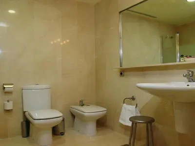 Un baño de Complejo El Carrascal