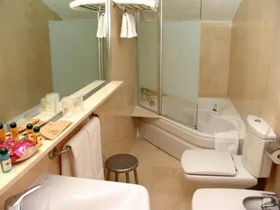 Un baño de Complejo El Carrascal