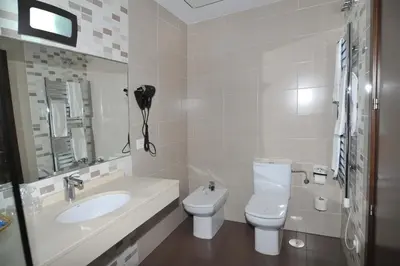 Un baño de Hotel Ciudad de Plasencia