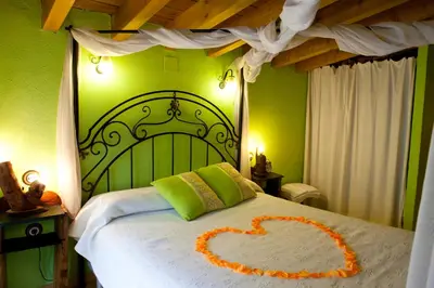 Cama o camas de una habitación en La Casa del Kender