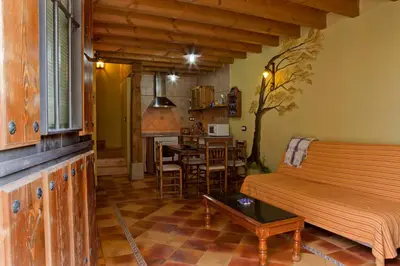 Zona de estar de La Casa del Kender