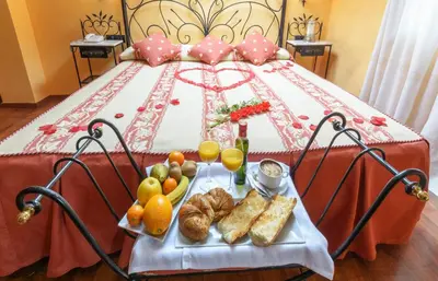 Cama o camas de una habitación en Hotel Rural Los Angeles en Las Hurdes