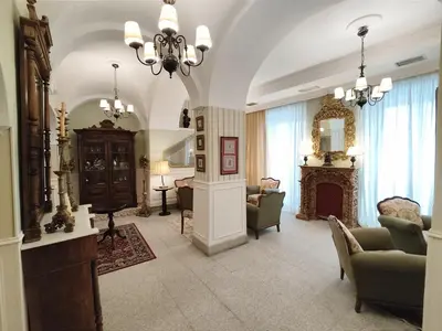 Zona de estar de Hotel Iberia Plaza Mayor