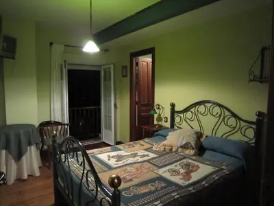 Zona de estar de La Casona de Collado