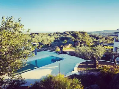 Piscina en o cerca de Casa Rural Finca Flores Amarillas