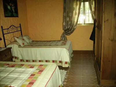 Cama o camas de una habitación en El Majano