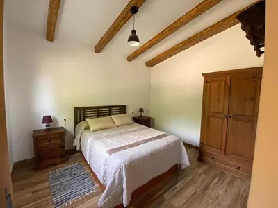 Cama o camas de una habitación en El Majano