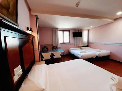 Cama o camas de una habitación en Hosteria Sara by gaiarooms