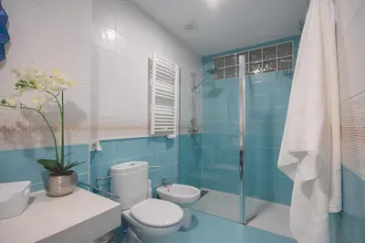 Un baño de Apartamentos Coso de San Albin