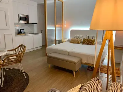 Una cocina o zona de cocina en Apartamentos Succo