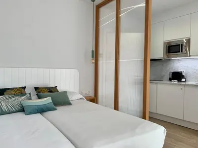 Una cocina o zona de cocina en Apartamentos Succo