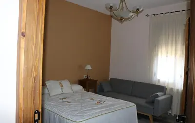 Cama o camas de una habitación en Casa Rural 