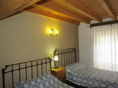 Cama o camas de una habitación en Casa Rural la Esperilla de Gredos