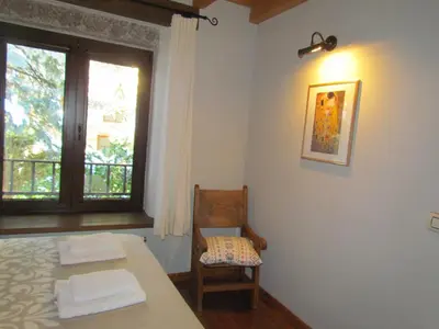 Cama o camas de una habitación en Casa Rural la Esperilla de Gredos