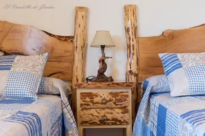 Cama o camas de una habitación en El Rondillo de Gredos