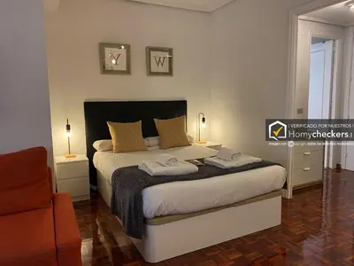 Cama o camas de una habitación en HomyAT JULIUS