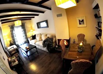 Zona de estar de La Posada del Casar