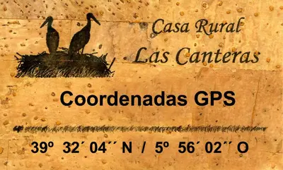 Certificado, premio, señal o documento que está expuesto en Casa Rural Las Canteras