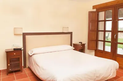 Cama o camas de una habitación en Casa Roble