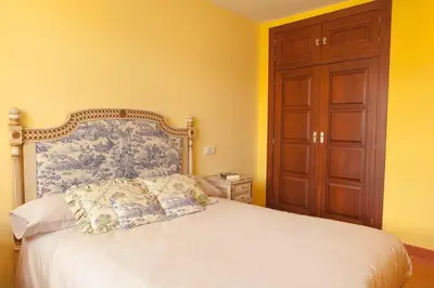 Cama o camas de una habitación en Casa Roble