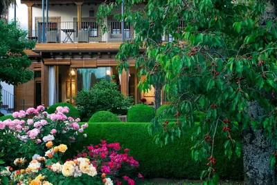 Jardín al aire libre en El Jardín del Convento, Casa Rural