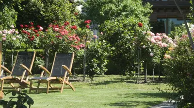 Jardín al aire libre en El Jardín del Convento, Casa Rural