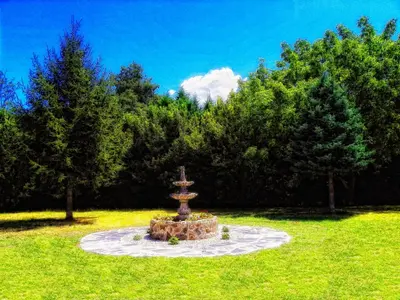 Jardín al aire libre en Los Sotillos De Gredos