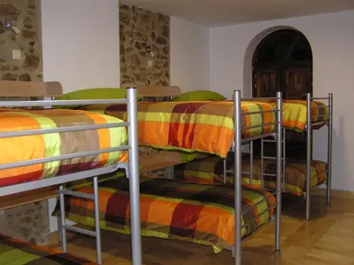 Cama o camas de una habitación en Alberjerte