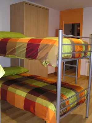 Cama o camas de una habitación en Alberjerte